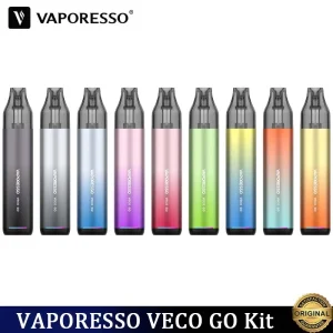 Original Vapor esso Veco Go Kit 1500mAh Batterie 25W Max Vape mit 5ml leeren Patrone 0,6 Ohm Pod elektronische Zigarette Vapor izer
